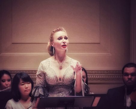 Yulia Petrachuk premiere The Love Letters by Vitaly Hubarenko at Carnegie Hall